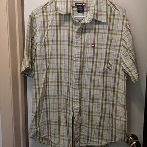 4/$20 EUC Hawk Button Down Plaid Shirt Men's M
